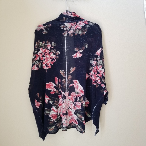 Anthropologie knitted & knotted floral cardigan - Picture 7 of 12